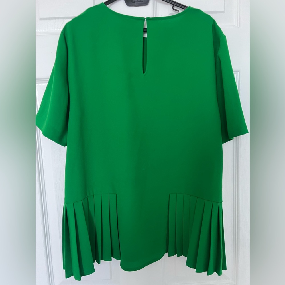 Zara Green Top Ruffle - Picture 3 of 3